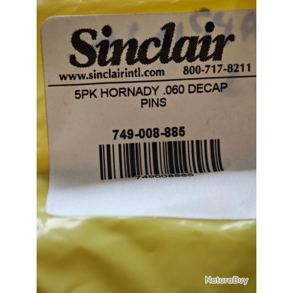 Aiguilles de dsamorage Hornady taille 0.60 (5 en paquet)