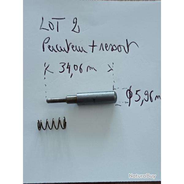 PERCUTEUR + RESSORT LOT 2