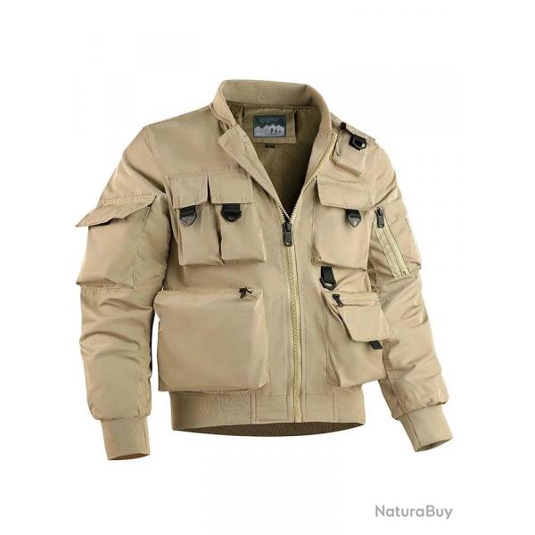 Veste tactique Cloud Ops S8 QBA coupe-vent - Beige / 4XL (97-97KG)