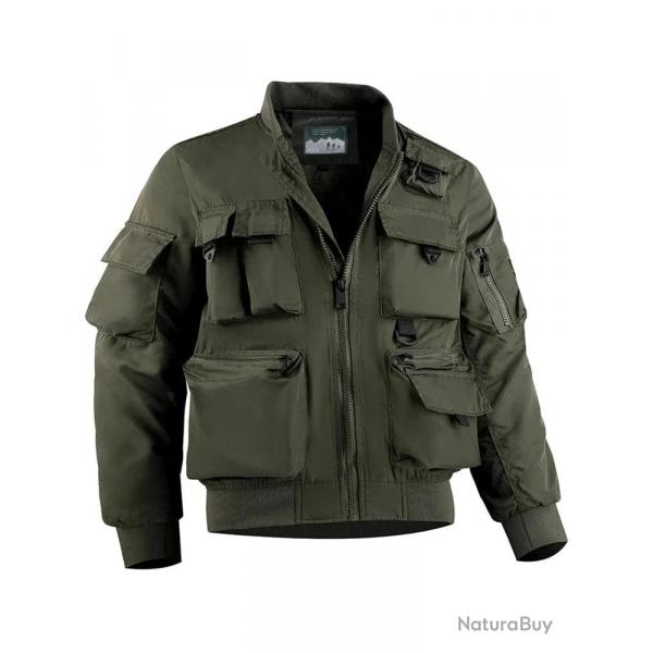 Veste tactique Cloud Ops S8 QBA coupe-vent - Vert arme / 4XL (97-97KG)