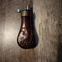 Mini Poire à poudre noire