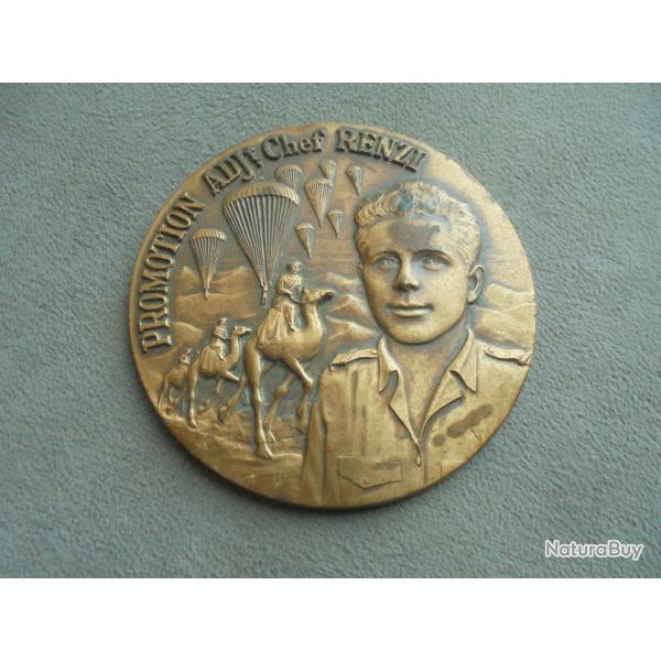 Mdaille de Table 123 Promotion E.N.S.O.A. Adjt Chef RENZI 1987