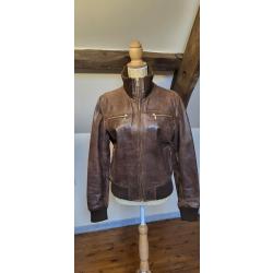 Blouson cuir Tom Collins XL unisexe