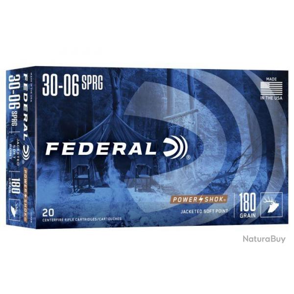FEDERAL - Cartouches powershok diffrents calibre en 180gr 30.06