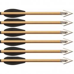 Lot de 6 traits de chasse 16 cm pour pistolet arbalètes