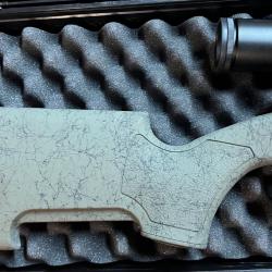 ensemble BERGARA BMR X CARBON GREEN BLACK FLECK CAL 17 HMR 18" 1/2 28 + LUNETTE + SILENCIEUX