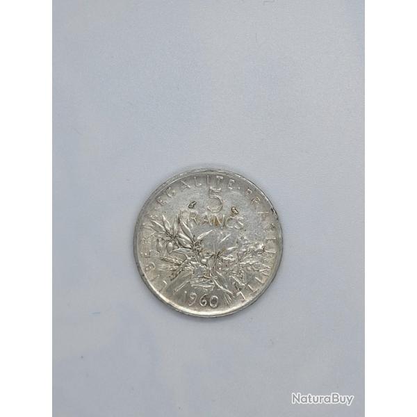 pices de 5 francs 1960