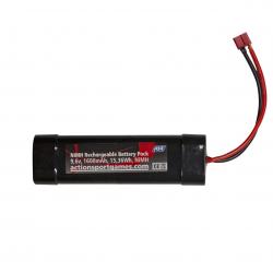 Batterie NiMH 9,6 V 1600 mAh Mini Type T-Dean (ASG)