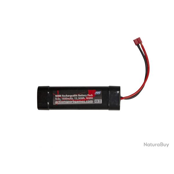 Batterie NiMh 9,6v Mini 1600 mAh T-Dean (ASG)
