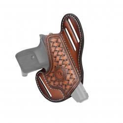 Tourbon-Étui de ceinture en cuir pour fusil de poing