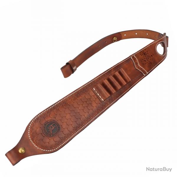 Tourbon-Porte-munitions en cuir vintage, lingue de fusil rglable-LIVRAISON GRATUITE
