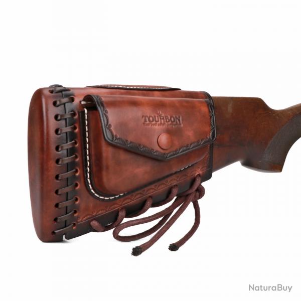 Tourbon-Housse en cuir pour pistolet avec cartouches - LIVRAISON GRATUITE !