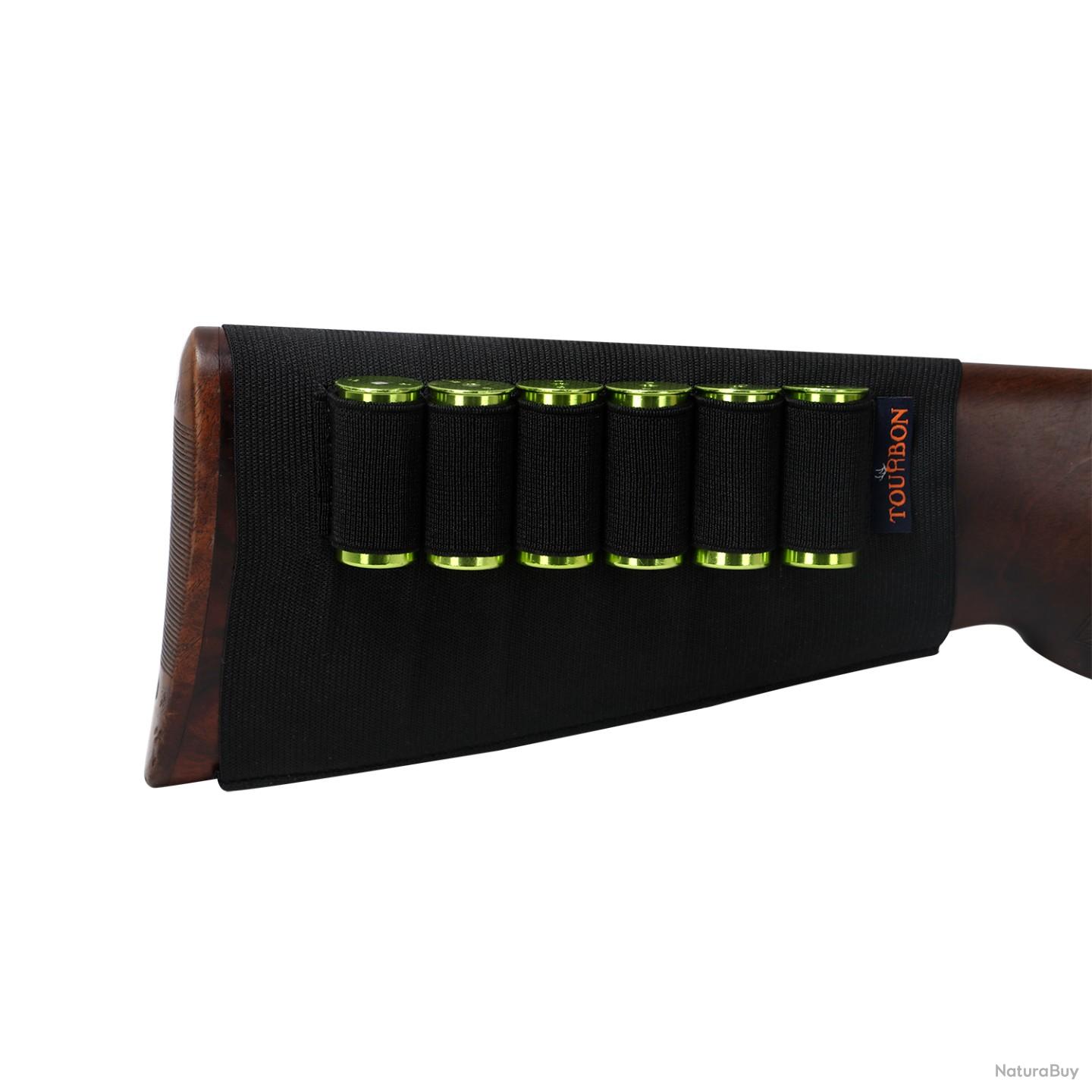 Écharpe Tactique TOURBON Cuir Avec Porte-cartouches Et Repose-doigts - Pour Chasse Fusil
