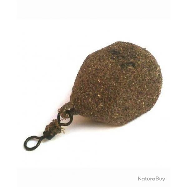 KORDA PLOMBS TEXTURED SQUARE PEAR SWIVEL KORDA 84gr