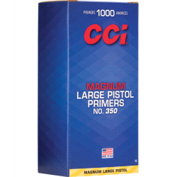 Amorce CCI Magnum N°350 large pistol 1 boite de 100 amorces