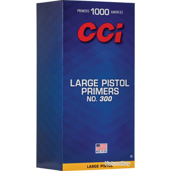 Amorce CCI standard 300 large pistol 10 boites pour 1000 armorces
