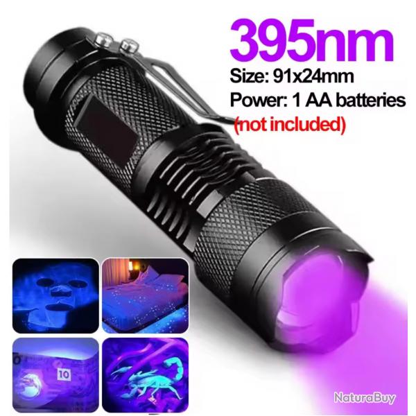 ENCHERE Lampe UV, inspction Ultra Violet 395nm