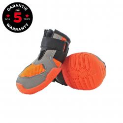 Chaussures pour chien PAD N'PROTECT AIR KHAN Orange taille 70mm I-DOG marque Française
