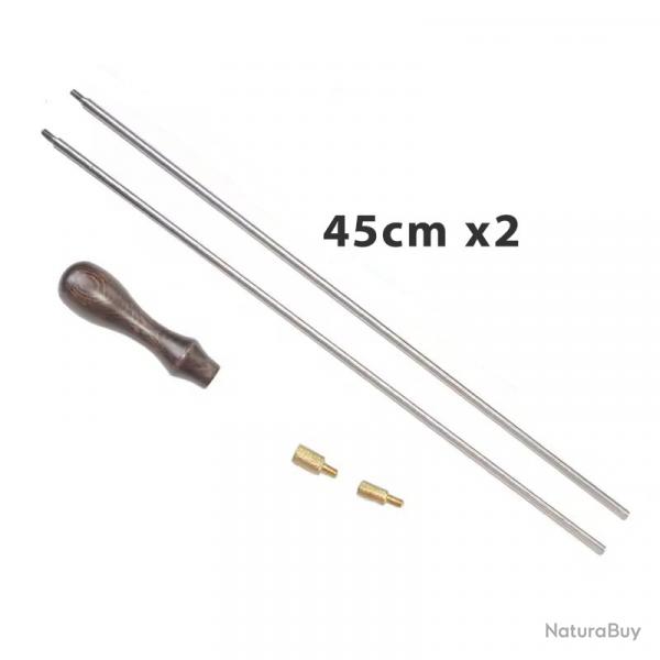 BAGUETTE DE NETTOYAGE 2x45cm + 2 RDUCTEURS DE FILETAGE - LIVRAISON GRATUITE