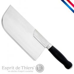 FEUILLE DE BOUCHER INOX DOS DROIT MANCHE ABS 26 cm