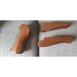 Ensemble Bois Crosse +  2 Garde-mains d'origine pour Pistolet Contender