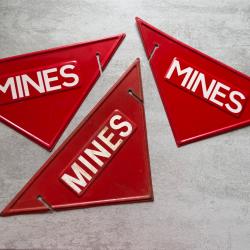 Panneau armée française mine