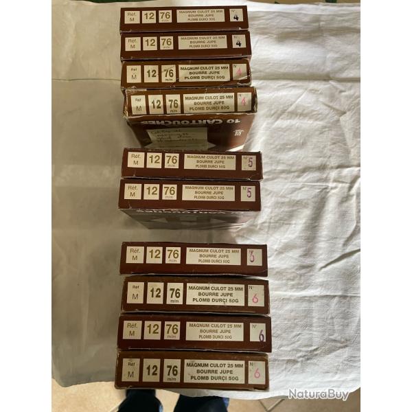Cartouches H super magnum 76 calibre 12 (4,5,6)