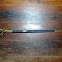Rare Sabre d'officier de maréchaussée modèle 1787 - ancien régime / révolution - Klingenthal - TBE