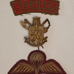 Insigne Bataillon BELGE en COREE brevet Para BUNC 51/54