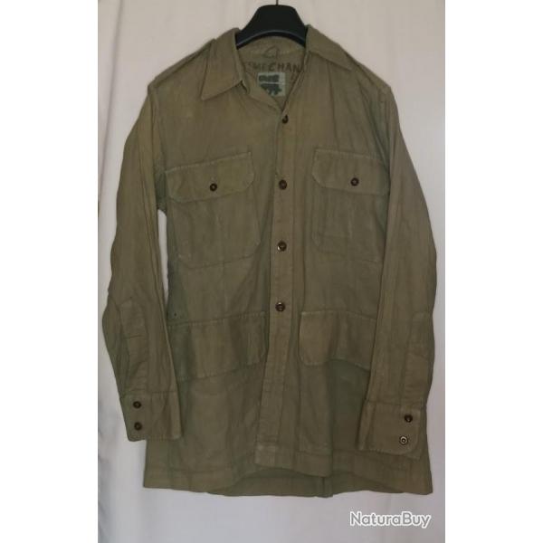 Veste tropical GB Bush Jacket Aertex model 1943 Indochine