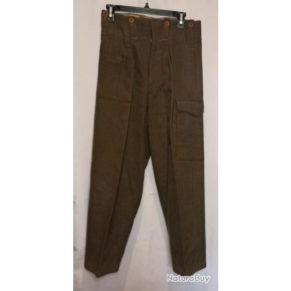 Pantalon Battle-dress pattern 37 modifier Fr Para Colo Indo