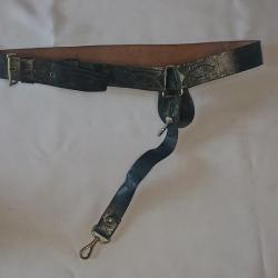 Ceinturon Officier Français porte épée XIXème