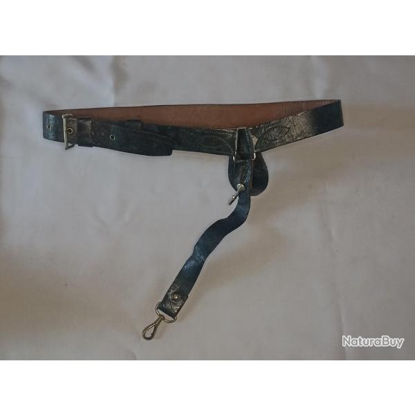 Ceinturon Officier Franais porte pe XIXme