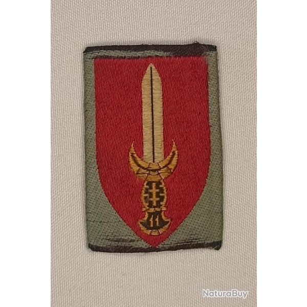 Insigne tissu 11me Division d'Infanterie guerre d'Algrie