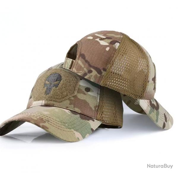 ENCHERE Casquette Tte de Mort, Coloris au choix