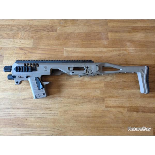 Micro Roni CAA gen 4 pour Glock 17 gen 4 Dsert Tan