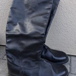 BOTTES EN CUIR OFFICIER DE L'ARMÉE SOVIETIQUE CUIR P.42 URSS CCCP 1970-1980s