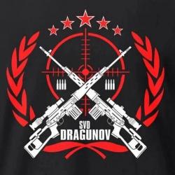T-shirt soviétique russe SVD Dragunov - L