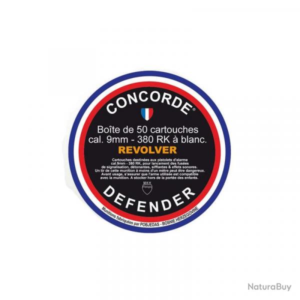 Bote de 50 cartouches 9 mm  blanc RK