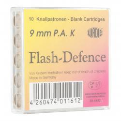 Boîte de 10 cartouches 9 mm PAK à blanc