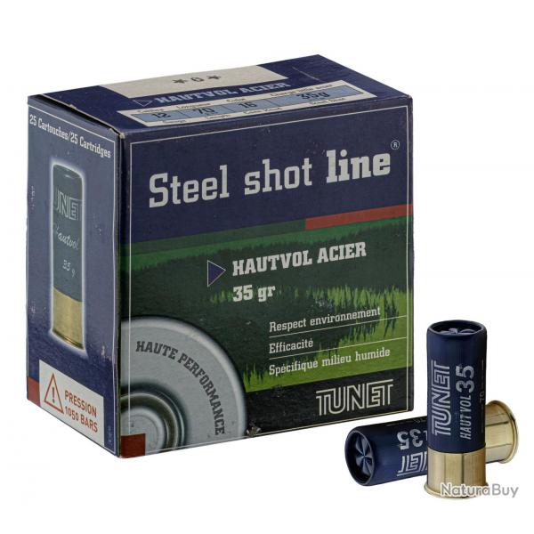 Cartouches Tunet Acier Haut Vol 12/70 HP 35g