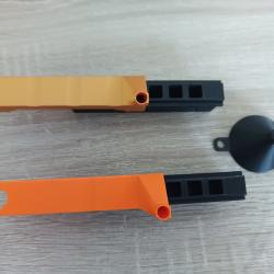 Lot de 2: 1x 6 Dosettes rapides de semoule et 1x 6 dosettes de poudre, avec bec verseur et entonnoir