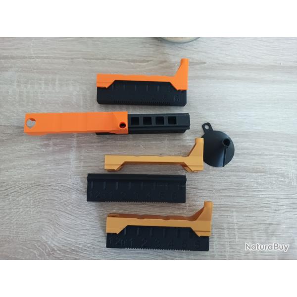 Lot de 4: 2x 6 Dosettes rapides de semoule et 2x 6 dosettes de poudre, avec bec verseur et entonnoir