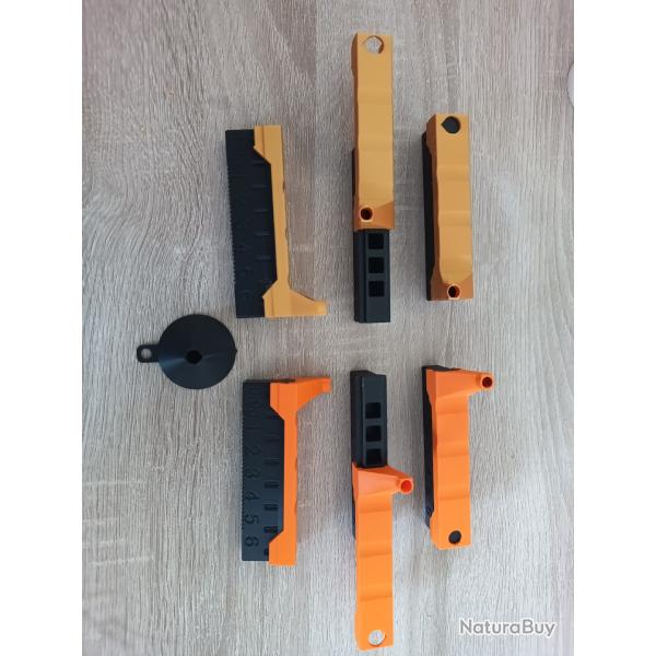 Lot de 6: 3x 6 Dosettes rapides de semoule et 3x 6 dosettes de poudre, avec bec verseur et entonnoir