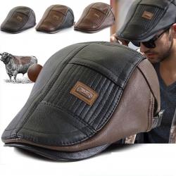 TOP ENCHERE Casquette Béret SimiliCUIR