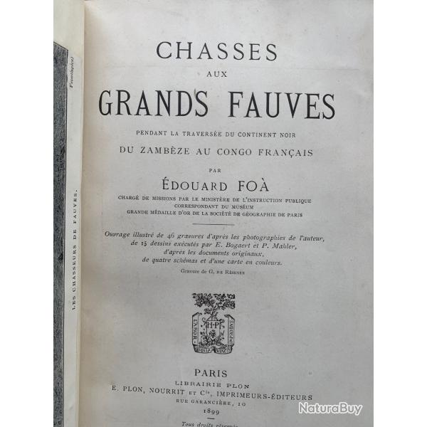 Chasse aux grands fauves par Edouard FOA