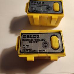 Lot de 2 boîtes Plomb 4,5 mm  ARLAZ  boîte de 500 cal 177