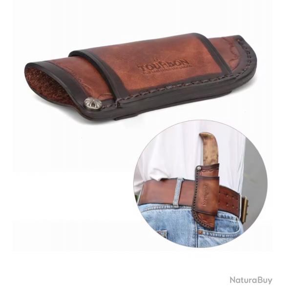 Etui cuir fourreau avec boucle de ceinture (3)