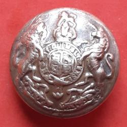Bouton Militaire Anglais Ø17 en cuivre, ww1 et ww2.