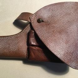 Holster en cuir pour pistolet browning 1903 ou Husquvarna 1907 2eme guerre mondiale 100 % d'origine